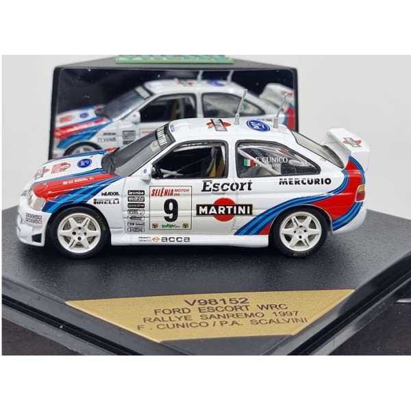 1/43 FORD ESCORT WRC RALLYE SANREMO 1997 F.CUNICO P.A.SCALVINI No9 MARTINI ΑΥΤΟΚΙΝΗΤΑ