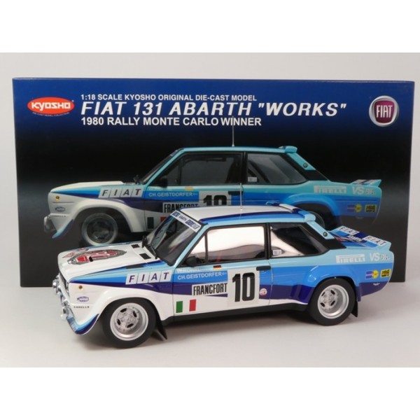 1/18 FIAT 131 ABARTH TEAM FIAT ITALIA Nr.10 W.ROHRL/C.GEISTDORFER WINNER RALLYE MONTE CARLO 1980 ΑΥΤΟΚΙΝΗΤΑ