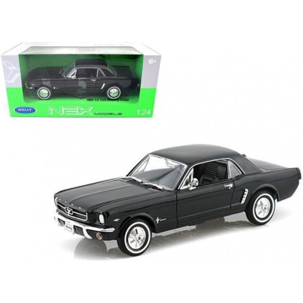 1/24 FORD MUSTANG 1964 1/2 COUPE BLACK ΑΥΤΟΚΙΝΗΤΑ