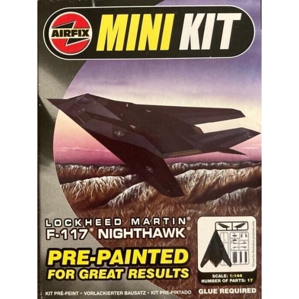 1/144 LOCKHEED MARTIN F-117A NIGHTHAWK (PRE-PANTED MINI KIT) ΑΕΡΟΠΛΑΝΑ