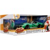 1/24 CHEVY CORVETTE STINGRAY ZL1 GREEN CAMO/YELLOW 1969 with CAMMY STREET FIGHTER FIGURE ΑΥΤΟΚΙΝΗΤΑ