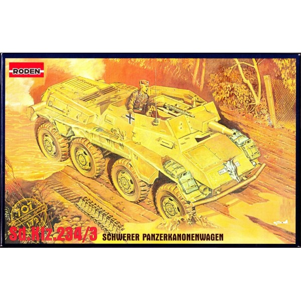 1/72 Sd.Kfz.234/3 Schwerer Panzerkanonenwagen ΣΤΡΑΤΙΩΤΙΚΑ ΟΧΗΜΑΤΑ - ΟΠΛΑ - ΑΞΕΣΟΥΑΡ