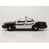 ετοιμα μοντελα αυτοκινητων - ετοιμα μοντελα - 1/24 FORD CROWN VICTORIA POLICE INTERCEPTOR 2011 TERRE HAUTE INDIANA POLICE BLACK/WHITE ΑΥΤΟΚΙΝΗΤΑ