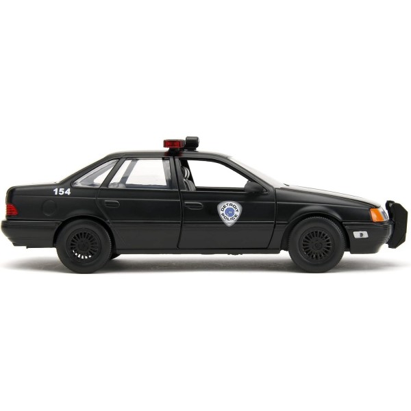 ετοιμα μοντελα αυτοκινητων - ετοιμα μοντελα - 1/24 FORD TAURUS OCP MATT BLACK DETROIT POLICE 1986 ''ROBOCOP'' with ROBOCOP FIGURE ΑΥΤΟΚΙΝΗΤΑ