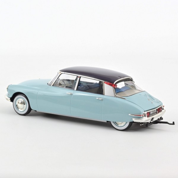 ετοιμα μοντελα αυτοκινητων - ετοιμα μοντελα - 1/18 CITROEN DS 19 1959 NUAGE BLUE/VIOLET & CARAVAN HENON (SEALED BODY) ΑΥΤΟΚΙΝΗΤΑ