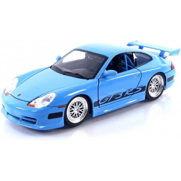 ετοιμα μοντελα αυτοκινητων - ετοιμα μοντελα - 1/24 BRIAN 'S PORSCHE 911 (996) GT3 RS LIGHT BLUE 2001 ''FAST & FURIOUS 5'' ΑΥΤΟΚΙΝΗΤΑ