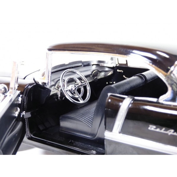 ετοιμα μοντελα αυτοκινητων - ετοιμα μοντελα - 1/18 CHEVROLET BEL AIR HARDTOP 1955 BLACK ΑΥΤΟΚΙΝΗΤΑ