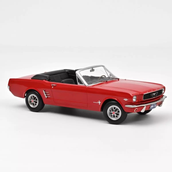 ετοιμα μοντελα αυτοκινητων - ετοιμα μοντελα - 1/18 FORD MUSTANG CONVERTIBLE 1966 SIGNAL FLARE RED (SEALED BODY) ΑΥΤΟΚΙΝΗΤΑ