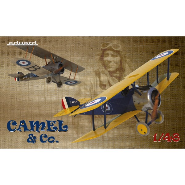 1/48 CAMEL & Co. (British WWI fighter aircraft Sopwith F.1 Camel with two Biggles fictional markings, Painting Masks & Photo-Etched Parts) DUAL COMBO Limited Edition ΑΕΡΟΠΛΑΝΑ