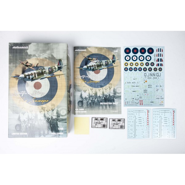 1/48 SPITFIRE STORY The Sweeps (British WWII fighter aircraft Spitfire Mk.Vb (x2) with Painting Masks & Photo-Etched Parts) DUAL COMBO Limited Edition ΑΕΡΟΠΛΑΝΑ