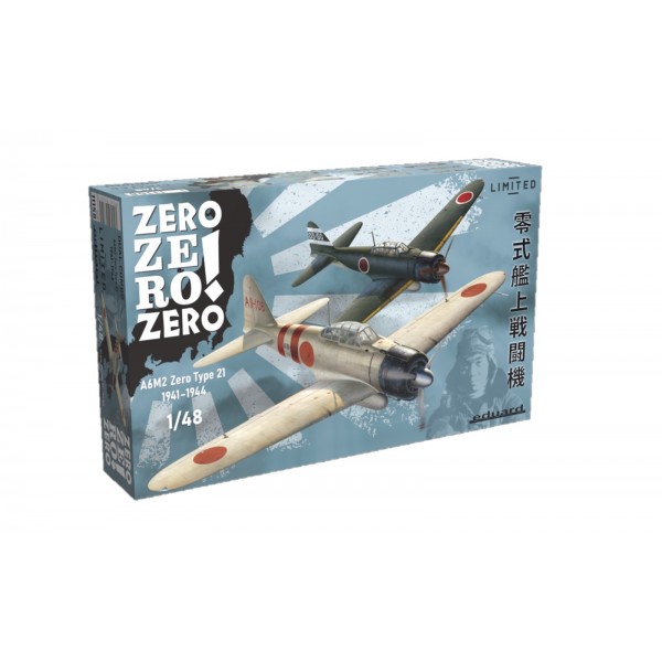 1/48 ZERO ZERO ZERO! (Japanese WWII naval fighter plane A6M2 Zero Type 21 1941-1944 (x2) with Painting Masks & Photo-Etched Parts) DUAL COMBO Limited Edition ΑΕΡΟΠΛΑΝΑ