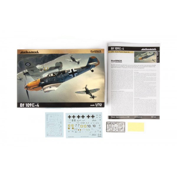 1/72 German WWII Fighter Plane MESSERSCHMITT Bf 109E-4 with Painting Masks & Photo-Etched Parts ProfiPACK edition ΑΕΡΟΠΛΑΝΑ