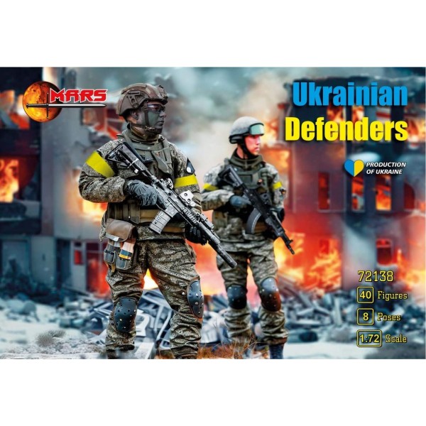 συναρμολογουμενες φιγουρες - συναρμολογουμενα μοντελα - 138 1/72 Ukrainian Defenders ΦΙΓΟΥΡΕΣ
