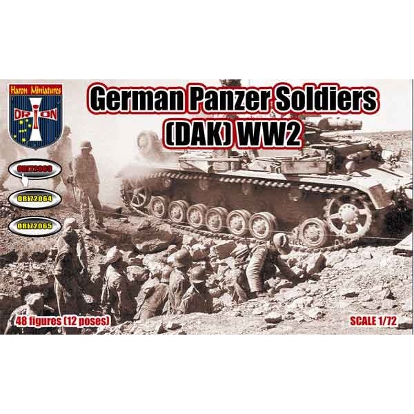 συναρμολογουμενες φιγουρες - συναρμολογουμενα μοντελα - 1/72 German Panzer Soldiers (DAK) WWII ΦΙΓΟΥΡΕΣ