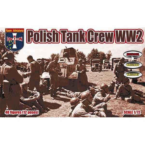 συναρμολογουμενες φιγουρες - συναρμολογουμενα μοντελα - 1/72 Polish Tank Crew WWII ΦΙΓΟΥΡΕΣ