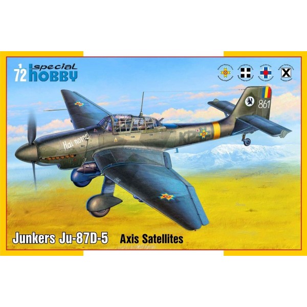 συναρμολογουμενα μοντελα αεροπλανων - συναρμολογουμενα μοντελα - 1/72 Junkers Ju-87D-5 Axis Satellites ΑΕΡΟΠΛΑΝΑ