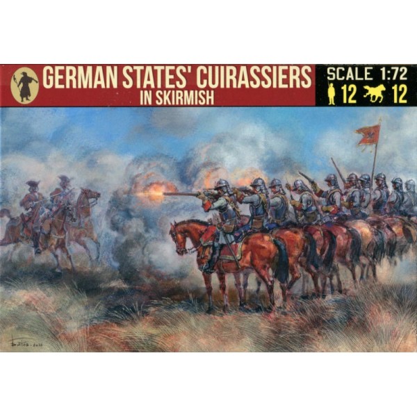 συναρμολογουμενες φιγουρες - συναρμολογουμενα μοντελα - 268  1/72 German States' Cuirassiers in Skirmish (for Spanish Succession War) ΦΙΓΟΥΡΕΣ