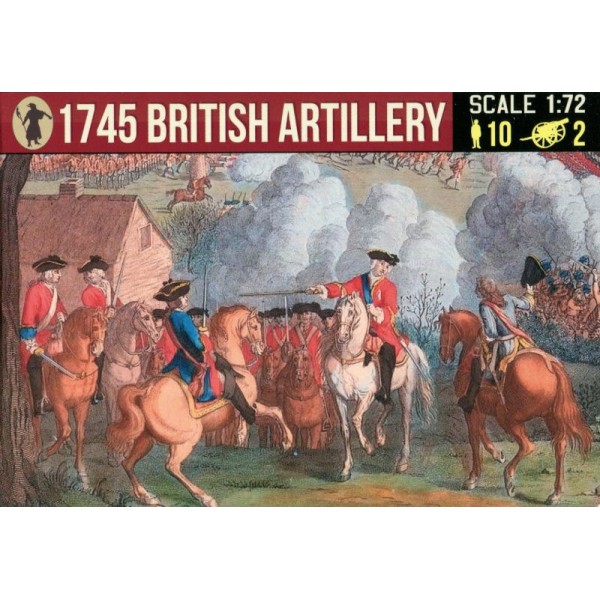 συναρμολογουμενες φιγουρες - συναρμολογουμενα μοντελα - 284  1/72 1745 British Artillery of the Jacobite Uprising ΦΙΓΟΥΡΕΣ