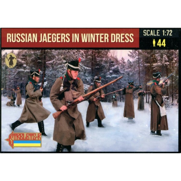 συναρμολογουμενες φιγουρες - συναρμολογουμενα μοντελα - 289  1/72 Russian Jaegers in Winter Dress (NAPOLEONIC) ΦΙΓΟΥΡΕΣ