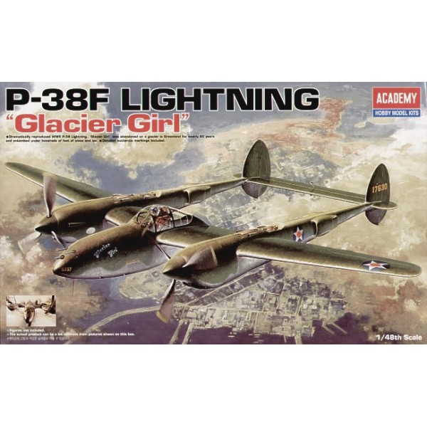 συναρμολογουμενα μοντελα αεροπλανων - συναρμολογουμενα μοντελα - 1/48 P-38F LIGHTNING  ΑΕΡΟΠΛΑΝΑ