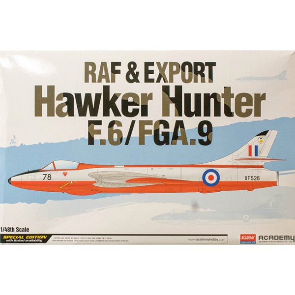 συναρμολογουμενα μοντελα αεροπλανων - συναρμολογουμενα μοντελα - 1/48 HAWKER HUNTER F.6/FGA.9 RAF & EXPORT ΑΕΡΟΠΛΑΝΑ