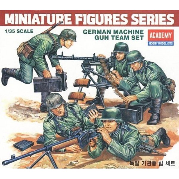 συναρμολογουμενες φιγουρες - συναρμολογουμενα μοντελα - 1/35 WWII GERMAN MACHINE GUN TEAM SET ΦΙΓΟΥΡΕΣ  1/35