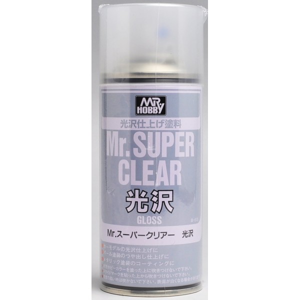 χρωματα μοντελισμου - Mr.SUPER CLEAR GLOSS 170ml SPRAY
