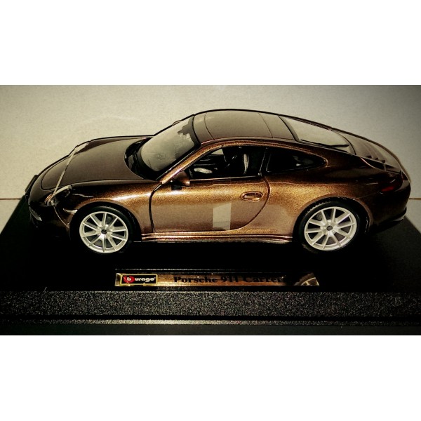 ετοιμα μοντελα αυτοκινητων - ετοιμα μοντελα - 1/24 PORSCHE 911 CARRERA S BROWN ΑΥΤΟΚΙΝΗΤΑ