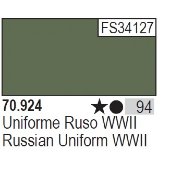χρωματα μοντελισμου - RUSSIAN UNIF.WWII 17ml ΑΚΡΥΛΙΚΑ ΜΑΤΤ ΧΡΩΜΑΤΑ 17ml