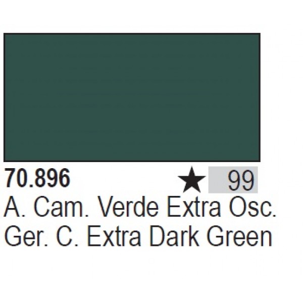 χρωματα μοντελισμου - GERMAN C. EXTRA DARK GREEN 17ml ΑΚΡΥΛΙΚΑ ΜΑΤΤ ΧΡΩΜΑΤΑ 17ml