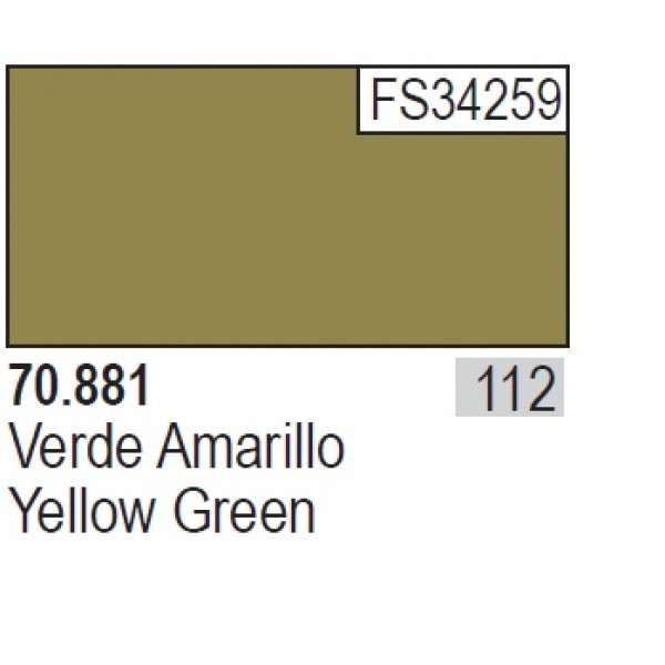 χρωματα μοντελισμου - YELLOW GREEN 17ml ΑΚΡΥΛΙΚΑ ΜΑΤΤ ΧΡΩΜΑΤΑ 17ml