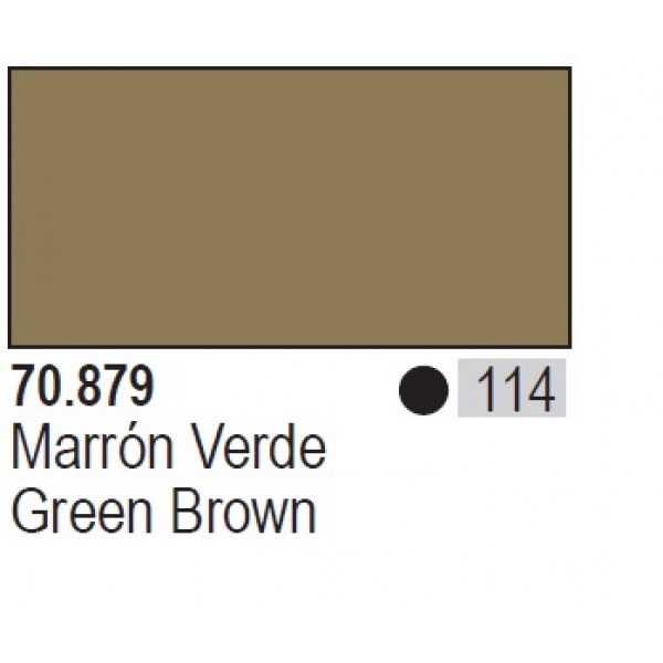 χρωματα μοντελισμου - GREEN BROWN 17ml ΑΚΡΥΛΙΚΑ ΜΑΤΤ ΧΡΩΜΑΤΑ 17ml