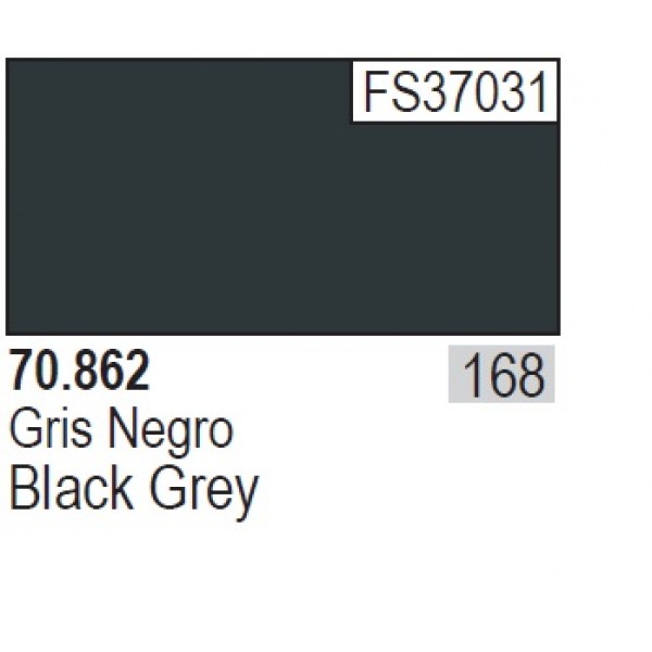 χρωματα μοντελισμου - BLACK GREY 17ml ΑΚΡΥΛΙΚΑ ΜΑΤΤ ΧΡΩΜΑΤΑ 17ml