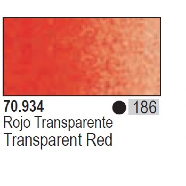 χρωματα μοντελισμου - TRANSP. RED 17ml ΑΚΡΥΛΙΚΑ TRANSPARENT ΧΡΩΜΑΤΑ17ml