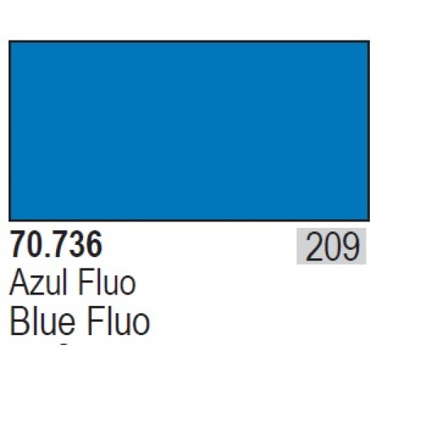 χρωματα μοντελισμου - BLUE FLUO 17ml ΑΚΡΥΛΙΚΑ FLUO ΧΡΩΜΑΤΑ 17ml