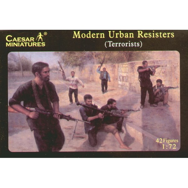 συναρμολογουμενες φιγουρες - συναρμολογουμενα μοντελα - 1/72 MODERN URBAN RESITERS (TERRORISTS) ΦΙΓΟΥΡΕΣ  1/72