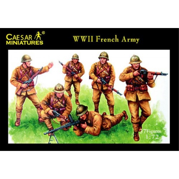συναρμολογουμενες φιγουρες - συναρμολογουμενα μοντελα - 1/72 WWII FRENCH ARMY ΦΙΓΟΥΡΕΣ  1/72