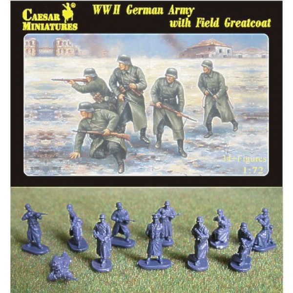 συναρμολογουμενες φιγουρες - συναρμολογουμενα μοντελα - 1/72 WW2 GERMAN ARMY IN GREATCOATS ΦΙΓΟΥΡΕΣ  1/72