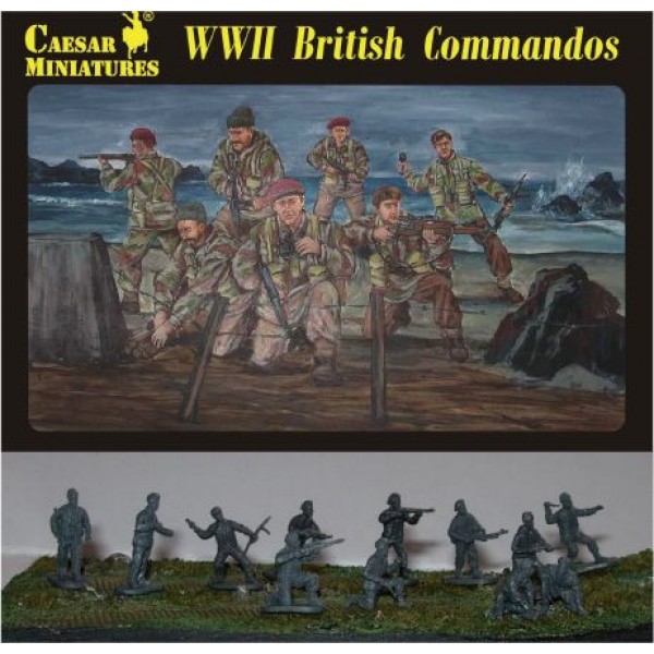 συναρμολογουμενες φιγουρες - συναρμολογουμενα μοντελα - 1/72 BRITISH COMMANDOS WW2 ΦΙΓΟΥΡΕΣ  1/72