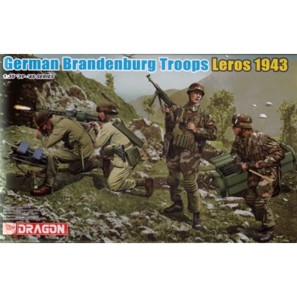 συναρμολογουμενες φιγουρες - συναρμολογουμενα μοντελα - 1/35 GERMAN BRANDENBURG TROOPS LEROS 1943 ΦΙΓΟΥΡΕΣ  1/35