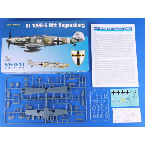 συναρμολογουμενα μοντελα αεροπλανων - συναρμολογουμενα μοντελα - 1/48 MESSERSCHMITT Bf 109G-6 Mtt Regensburg Weekend Edition ΠΛΑΣΤΙΚΑ ΚΙΤ ΑΕΡΟΠΛΑΝΩΝ 1/48