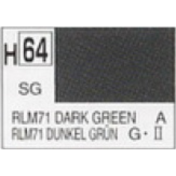 χρωματα μοντελισμου - SEMI GLOSS RLM71 DARK GREEN GERMAN AIRCRAFT WWII SATIN