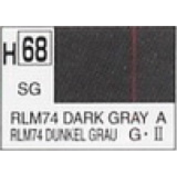 χρωματα μοντελισμου - SEMI GLOSS RLM74 DARK GREY GERMAN AIRCRAFT WWII SATIN