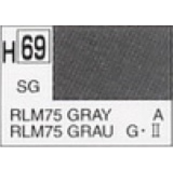 χρωματα μοντελισμου - SEMI GLOSS RLM75 GRAY GERMAN AIRCRAFT WWII SATIN