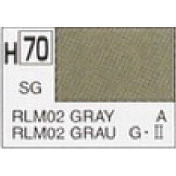 χρωματα μοντελισμου - SEMI GLOSS RLM02 GRAY GERMAN AIRCRAFT WWII SATIN