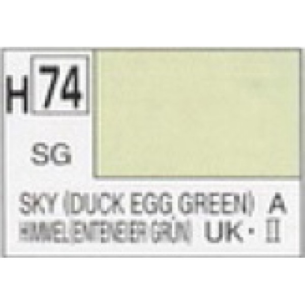 χρωματα μοντελισμου - SEMI GLOSS SKY (DUCK EGG GREEN) GREAT BRITAIN AIRCRAFT WWII SATIN