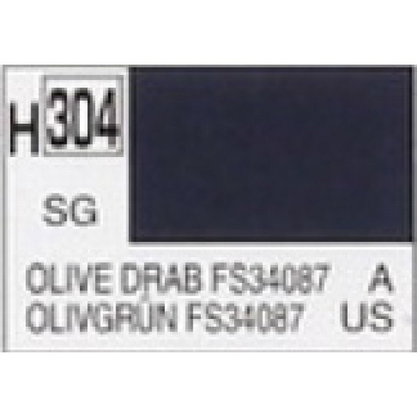 χρωματα μοντελισμου - SEMI GLOSS OLIVE DRAB FS34087 USAF A-10 etc. SATIN