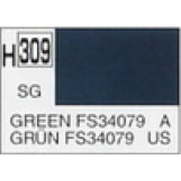 χρωματα μοντελισμου - SEMI GLOSS GREEN FS34079 USAF F-4, F-100 etc. SATIN