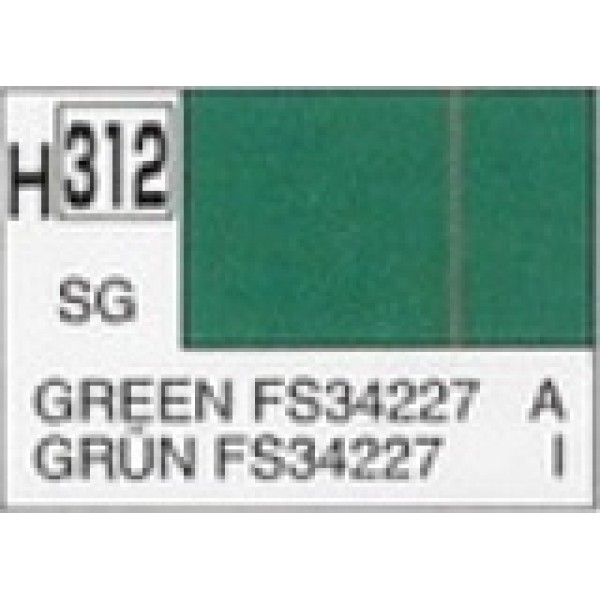 χρωματα μοντελισμου - SEMI GLOSS GREEN FS34227 ISRAELI KFIR C-2 etc. SATIN