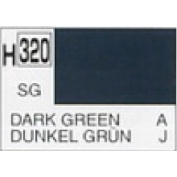 χρωματα μοντελισμου - SEMI GLOSS DARK GREEN JASDF F-1 SATIN